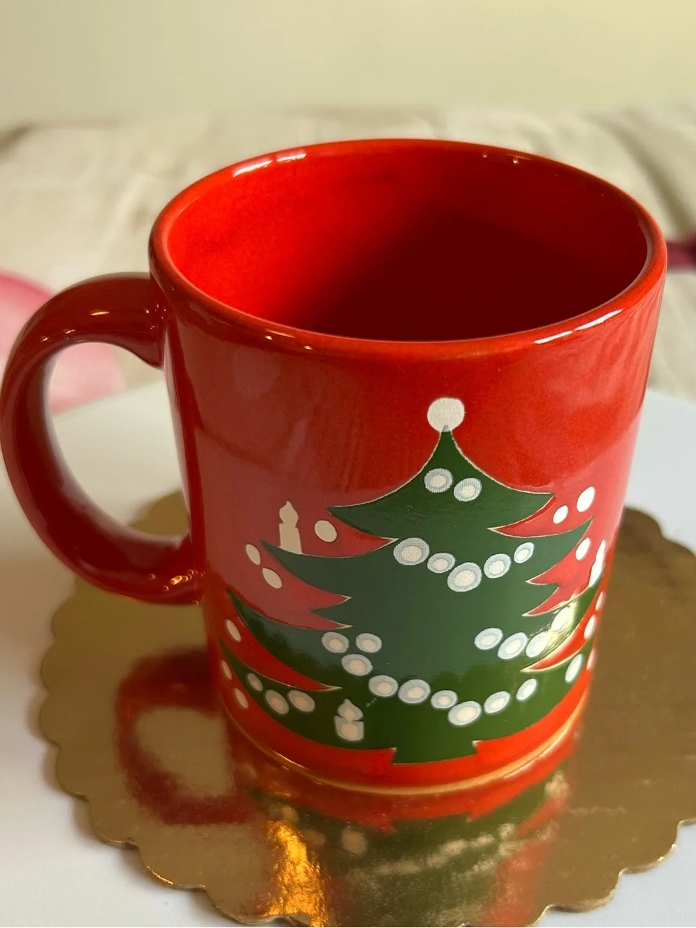 Waechtersbach Germany Christmas Tree 3-Piece Starter Dinnerware Set new in box